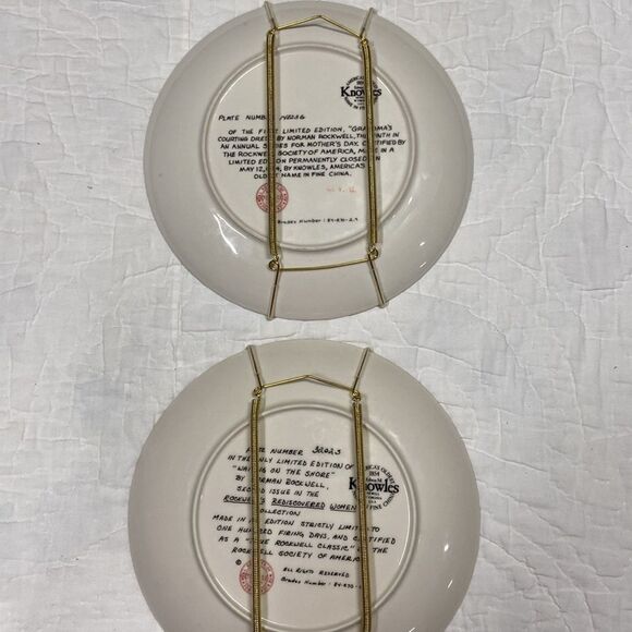 Norman Rockwell Decorative Wall Plates Set with Artistic Designs - Picture 4 of 6